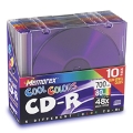 CD-R CoolColors, 700Mb - 48x, ideal para la clasificacion de su informacin, discos totalmente coloreados.